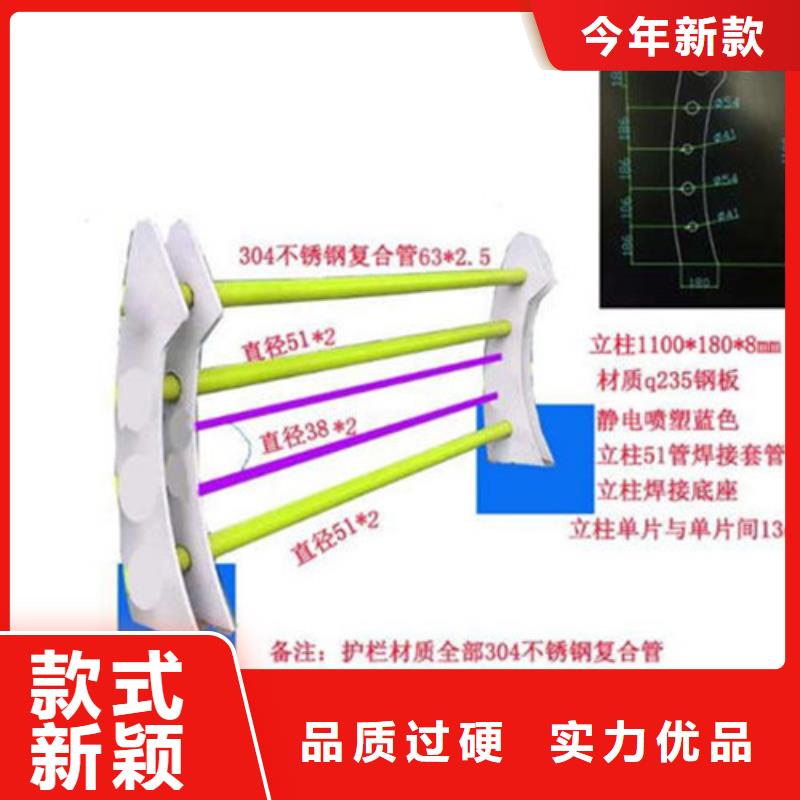 不锈钢复合管桥梁防撞护栏高性价比