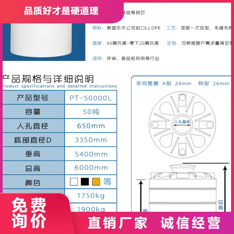 塑料水箱_PE加药箱每个细节都严格把关