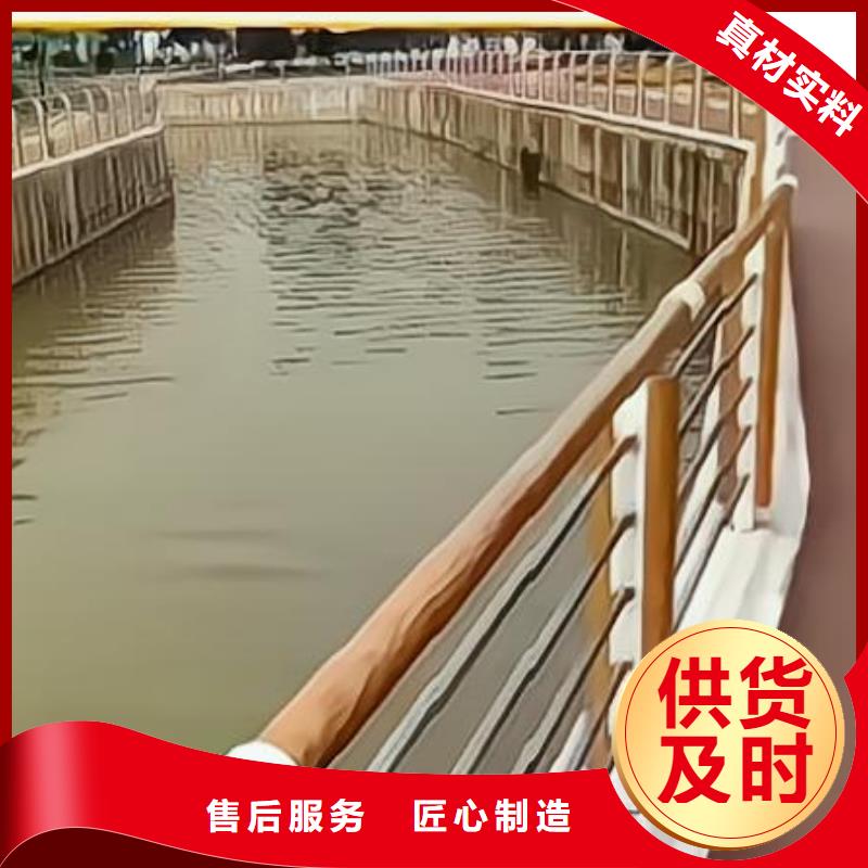 仿木纹河道护栏栏杆不锈钢河道栏杆生产基地