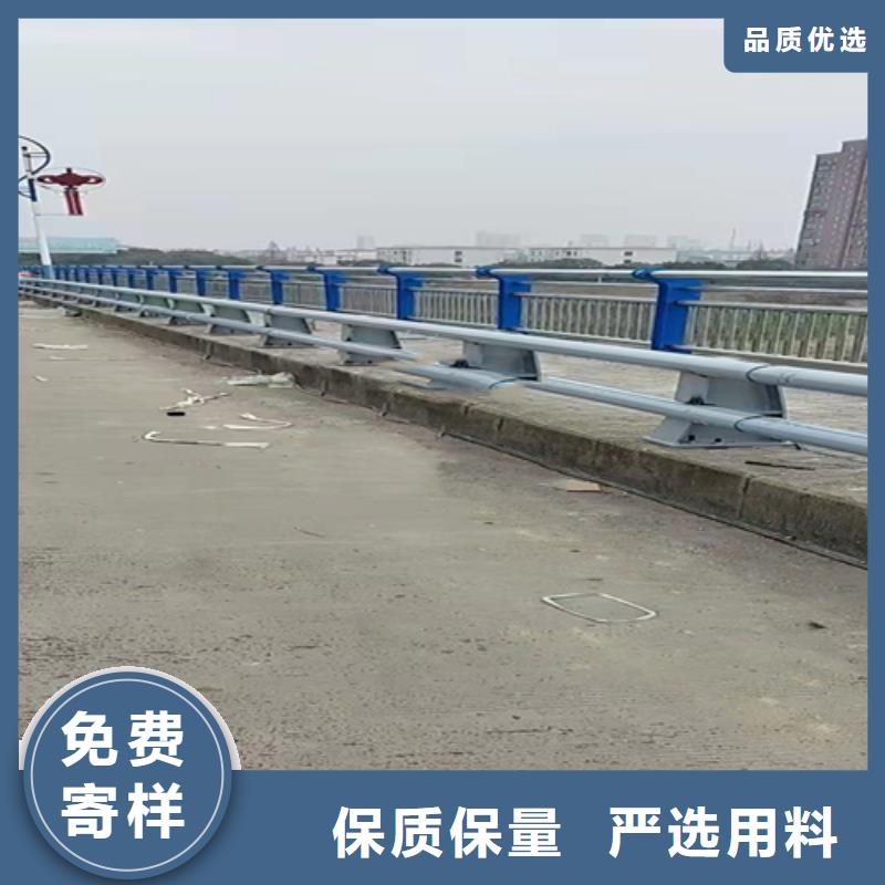 不锈钢复合管道路防撞护栏工程施工案例