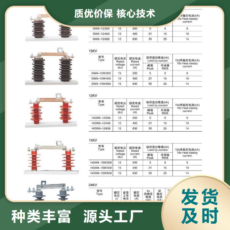 高压隔离开关【金属氧化物避雷器】实体诚信厂家