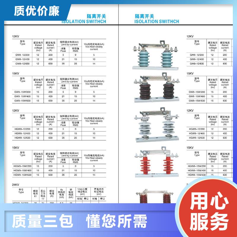 高压隔离开关-避雷器真材实料加工定制