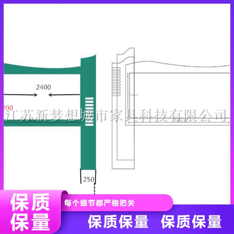 宣传栏不锈钢公交站台支持大批量采购