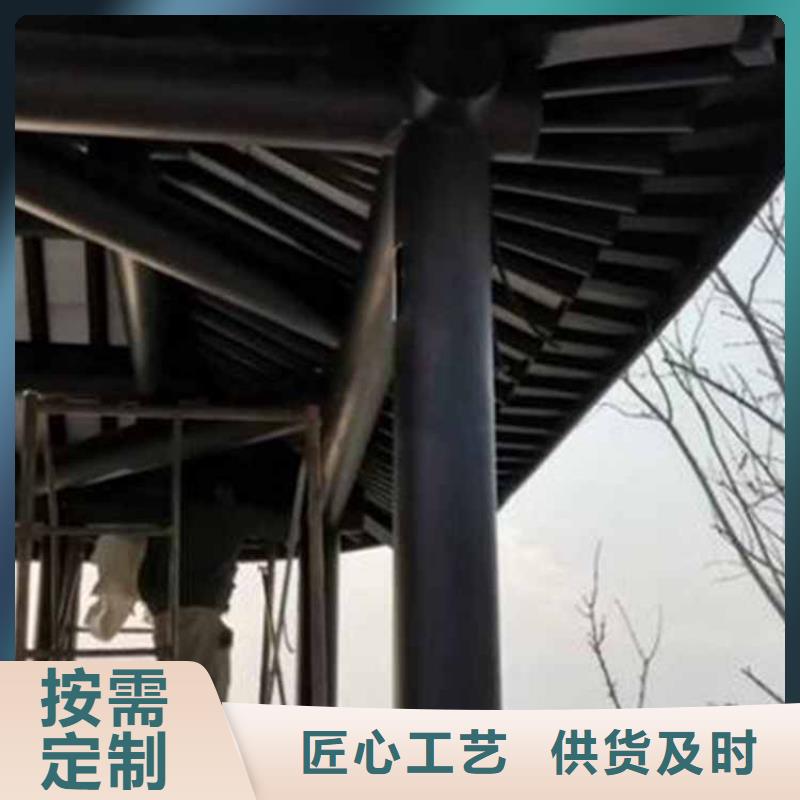 古建亭廊_铝艺仿古栏杆质检合格出厂